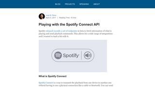 
                            7. Playing with the Spotify Connect API - José M. Pérez