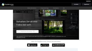 
                            1. PlayMemories Online - Cloudbasierter Foto- und Videodienst von Sony