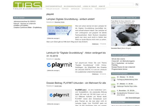 
                            13. playmit | Tiroler Bildungsservice