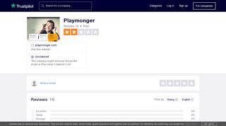 
                            7. Playmonger Reviews | Read Customer Service Reviews of ... - Trustpilot