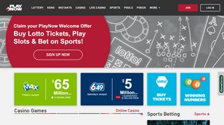 
                            3. PlayNow - Online legal sports betting, casino, poker, lottery, and ...