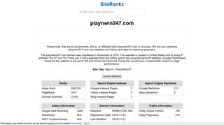 
                            7. playnwin247.com: Cannot open database 