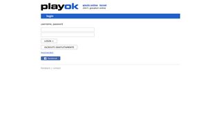 
                            4. PlayOK - login