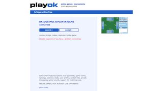 
                            9. PlayOK - Play Bridge Online Free