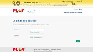 
                            5. PlayOLG Online Casino and Lottery | Self-Excluded Login