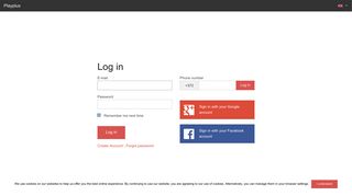 
                            1. Playplus - Log in