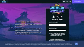 
                            5. PlayStation 4 - Realm Royale