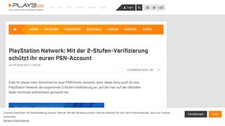 
                            10. PlayStation Network: Mit der 2-Stufen-Verifizierung schützt ihr euren ...