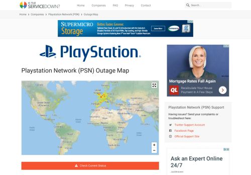
                            7. Playstation Network (PSN) Outage Map - Is The Service Down?