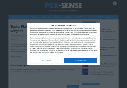 
                            11. Playstation network wachtwoord vergeet - PSX-Sense