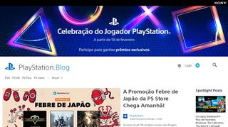 
                            3. PlayStation.Blog BR : O blog oficial do PlayStation, com notícias de ...