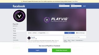 
                            7. PlayVIG - Posts | Facebook