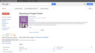 
                            11. Playwriting for Puppet Theatre