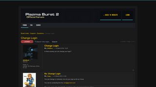 
                            1. Plazma Burst 2 • View topic - Change Login