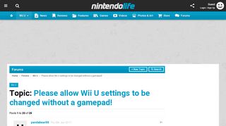 
                            4. Please allow Wii U settings to be changed without a gamepad! - Wii ...