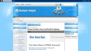 
                            2. Please Confirm Your LiveFreeFun Signup | buayamaya ...
