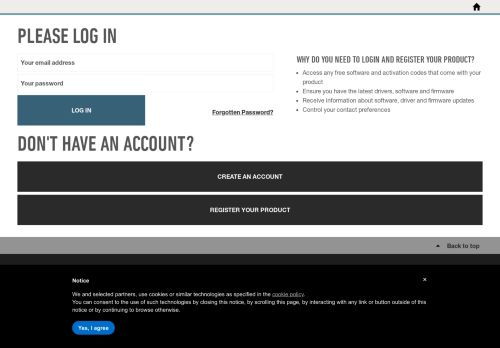 
                            2. Please Log In | Customer Portal - Focusrite