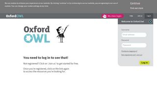 
                            5. Please log in - Oxford Owl