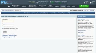 
                            5. Please log in. - PG Music Forums - PG Music Inc.