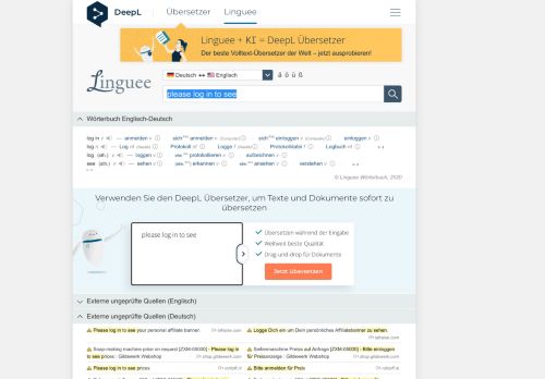 
                            13. please log in to see - Deutsch-Übersetzung – Linguee Wörterbuch