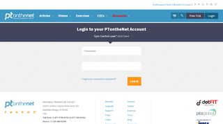 
                            12. Please Log In to the Site - PTontheNet