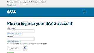 
                            1. Please log into your SAAS account
