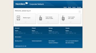 
                            6. please log on - Corporate Netbank - Nordea