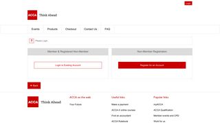 
                            7. Please Login - ACCA on the web - ACCA Global