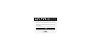 
                            7. Please Login - Anne Frank Stichting