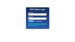 
                            11. Please Login - FGH Tables