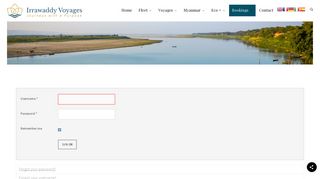 
                            4. Please Login First - Irrawaddy Voyages