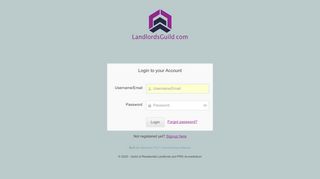 
                            5. Please login - Guild of Residential Landlords