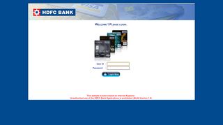 
                            1. Please login. - HDFC Bank