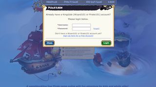 
                            2. Please Login - Pirate101