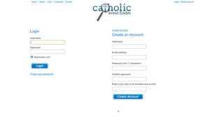 
                            7. Please login to proceed - Catholic Event Finder