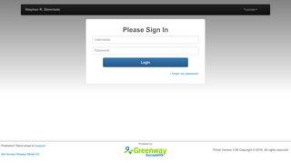 
                            8. Please Sign In - Login Page