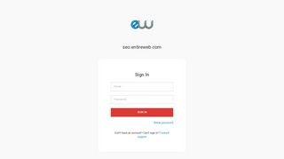 
                            2. Please sign in / seo.entireweb.com