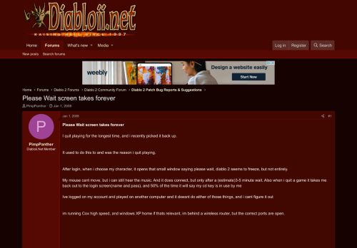
                            9. Please Wait screen takes forever | Diablo 2 and Diablo 3 Forums ...