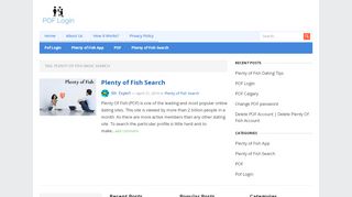 
                            12. plenty of fish basic search Archives - POF Login