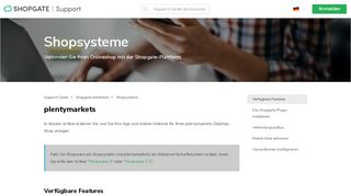 
                            10. plentymarkets – Support Center