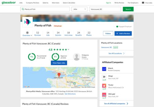 
                            8. Plentyoffish Media Vancouver Office | Glassdoor