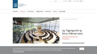 
                            3. plenum-online - Landtag SH