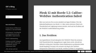 
                            1. Plesk 12 mit Horde: CalDav/WebDav Authentication failed - Oli's Blog