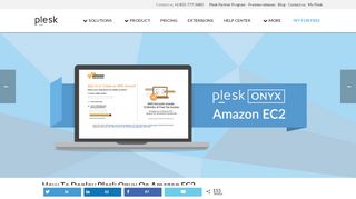 
                            8. Plesk on AWS. Plesk Onyx deployment on Amazon EC2.