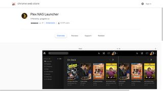 
                            12. Plex NAS Launcher - Google Chrome
