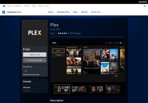 
                            13. Plex on PS3 | Official PlayStation™Store US