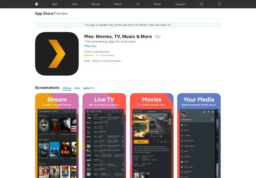 
                            7. Plex on the App Store - iTunes - Apple