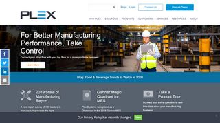 
                            5. Plex Systems: Manufacturing ERP Online Software Solutions