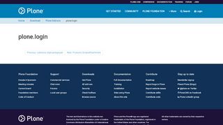 
                            2. plone.login — Plone.org