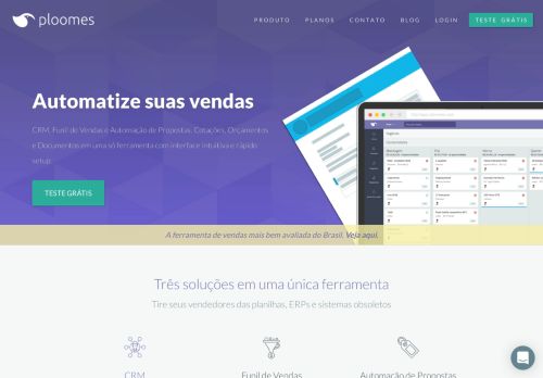 
                            1. Ploomes - CRM, Funil de Vendas e Automação de Orçamentos